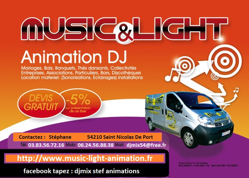 Animation Dj Sonorisation Music & Light